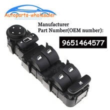 Interruptor de Control de potencia eléctrica para Citroën C4, accesorio para Citroen C4 2005-2011, delantero izquierdo maestro, plegable, Manual, 9651464577, ZQ800629XT, piezas de automóviles 2024 - compra barato