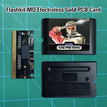 The Revenge of Shinobi - Flashkit MD Electroless Gold PCB Card 16 bit MD Games Cartridge For MegaDrive Genesis console 2024 - buy cheap