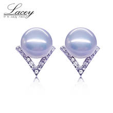 Fashion Natural Freshwater Pearl Earrings For Women,925 Silver Stud Earrings,Real Pearl Earrings Jewelry 2024 - buy cheap