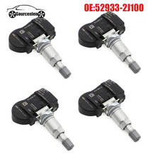 Sensor tpms do monitor de pressão dos pneus da roda 52933-2j100 433mhz para kia sorento 2017 2018 hyundai verna solaris 529332j100 2024 - compre barato