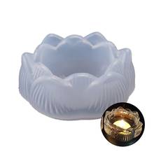 Transparent DIY Ashtray Mold Lotus Candle Holder Storage Box Mould Concrete Succulent Plant Flower Pot Making Accesories 2024 - buy cheap