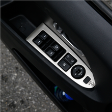 Cubierta embellecedora de Panel de interruptor de ventana de puerta interior de coche, accesorios de acero inoxidable para Kia Sportage R 2011, 2012, 2013, 2014, 2015 2024 - compra barato