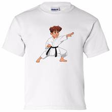 Детская футболка для мальчиков и девочек с героями мультфильма «каратэ»; футболка для занятий боевыми искусствами, дзюдо, спортом, тхэквондо; крутая Повседневная футболка с надписью «pride»; модная мужская футболка унисекс; 2019 2024 - купить недорого