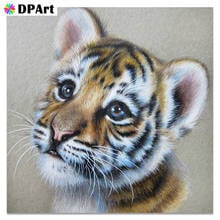 Diamond Painting Full Square/Round Drill Tiger Cubs Animal 5D Daimond Painting Embroidery Cross Stitch Mosaic Rhinestone Y041 2024 - buy cheap