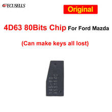 Original de alta calidad 4D63 80bit llave del coche con Chip 4D 63 80 poco Chip para Ford y para Mazda puede hacer llaves perdido 2024 - compra barato