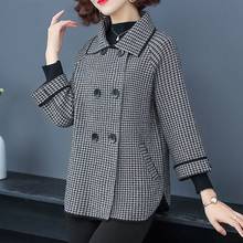Mother Spring Woolen Jacket 2021 New Fashion Casual Loose Knitted Sweater Women's Outwear Plus Size Double Breasted Warm Coats 2024 - buy cheap