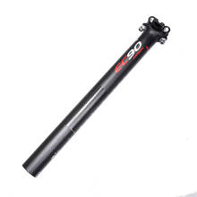 Full Carbon 3K Matte Bicycle Seatpost 27.2/30.8/31.6mm MTB Road Bike Bike Seat post Bicycle Seat Tube Bike Parts 350mm 400mm 2024 - buy cheap