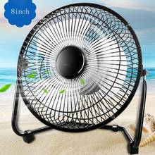 8 Inch USB Powered Metal Portable USB Desk Fan with 2 Speeds Switch Personal Cooling Fan for Home Office Table Outdoor 2024 - buy cheap