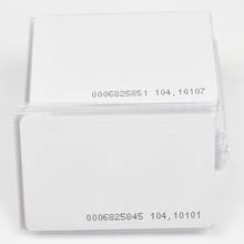 10pcs/lot TK4100 4102 /EM 4100 chip RFID 125KHz blank card Thin PVC ID Smart Card 2024 - buy cheap