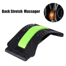 Massageador de costas magnético, equipamento de alongamento, suporte para lombar, relaxamento e alívio da dor na coluna 2024 - compre barato