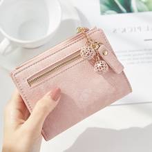 Nova chegada tassel carteira curto feminino oco pingente carteiras zíper bolsa carteiras na moda moeda bolsa titular do cartão leathe 2024 - compre barato