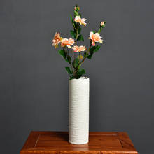White Ceramic Vase Dried Flowers Bottle Living Room Bathroom Decor Flower Arrangement Vaas Table Home Decoration Accessories 2024 - buy cheap