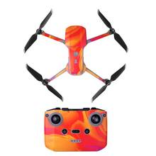 1 Juego de pegatinas de PVC a prueba de agua, película protectora artística para Dron DJI Mavic Air 2 2024 - compra barato