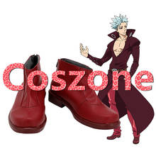 The Seven Deadly Sins Ban Fox's Sin of Greed Cosplay Shoes Boots Halloween Carnival Cosplay Costume Accessories 2024 - buy cheap