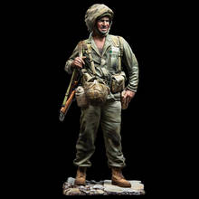 1/16 US Marine, 1945, Resin Model Soldier GK, World War II military theme, Unassembled and unpainted kit 2024 - buy cheap