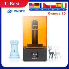 Longer-Impresora 3D modelo Orange 30 de alta precisión pantalla LCD 2K, máquina para imprimir en 3 dimensiones, iluminación LED UV, resina, 405nm 2024 - compra barato