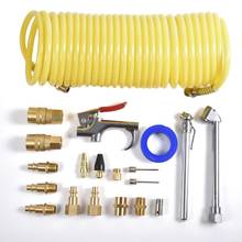 20 Pcs Air Compressor Accessory Kit Includes 25ft Recoil Air Hose Blow Gun & Tyre Quick Connector/Pneumatic Tool 2024 - buy cheap