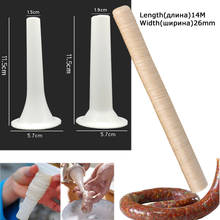 1.5cm 1.9cm Food Grade Meat Filling Tube Sausage Filling Handmade Sausage Tubes 14Mx26mm Hot Dog Collagen Casing 2024 - buy cheap