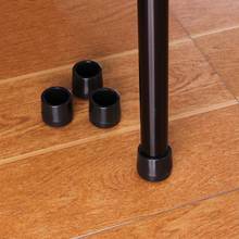 4Pcs/lot 22mm Plastic Furniture Legs Rubber Black Silica Rubber Floor Protectors Furniture Table Chair Leg Socks Caps New 2024 - buy cheap