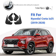 Mudflaps For Hyundai Creta ix25 2019-2020 Front Rear 4pcs Mudguard car Accessories styline Mud Flap Splash Guards Fender 2024 - buy cheap