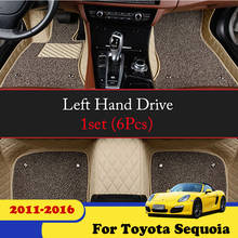 For Toyota Sienna 2016 2015 2014 2013 2012 2011 (7 seats) Car Floor Mats Custom Rugs Auto Interior Accessories Carpets 2024 - buy cheap