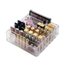 Clear Acrylic Makeup Organizer Cosmetic Storage Box Makeup Compact Powder Holder Eyeshadow Organizer Jewelry Cosmetic Box 2024 - buy cheap