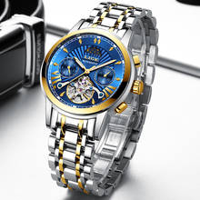 LIGE Classic Mens Watches Top Brand Luxury Automatic Mechanical Business Watch Men Waterproof Wristwatch Montre Homme Tourbillon 2024 - buy cheap