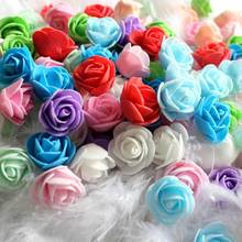 500Pcs PE Foam Rose Head Artificial Flower for DIY Bear Doll Multicolor Flower Crafts Fake Flower Wedding House Decor Gifts 2024 - buy cheap