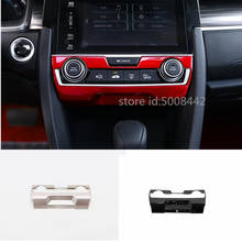 For Honda civic 10th sedan 2016 2017 2018 Car Styling Inner Trim Inner Front Middle Air Conditioning Switch Outlet Vent 1pcs 2024 - buy cheap