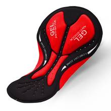 Almohadilla de Gel para SILLÍN de bicicleta para hombre, pantalones cortos acolchados con Gel 3D, ropa interior para montar, cojín para bicicleta de montaña 2024 - compra barato