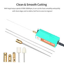 Handheld Electric Foam Cutter Cutting Carving Pen Tools Kit Glue Remover Tool Set with Wool Felt Wheel & Grinding Wheel 2024 - buy cheap