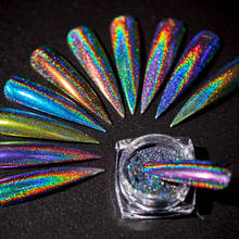 1g Magic Mirror Nail Glitter Dip Powder Shining Chrome Pigment Dust Holographic Nail Art Manicure UV Powder For Nails Gel Polish 2024 - buy cheap
