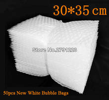 50pcs New White Bubble Bags 30*35cm Transparent Paded Envelopes Wrap Air Bags Pouches Packaging PE Mailer Packing 2024 - buy cheap