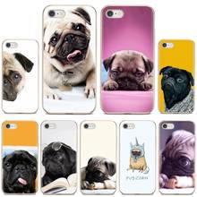 For Huawei Y6 Y5 2019 For Xiaomi Redmi Note 4 5 6 7 8 Pro Mi A1 A2 A3 6X 5X 7A Retail Silicone Phone Case Cute Pug Dog 2024 - buy cheap