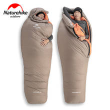 Natureza caminhada Camping Equipamento Portátil Ultra Quente Para Baixo Saco de Dormir Múmia Saco Compacto para o Inverno Ao Ar Livre de Viagem de Acampamento Caminhadas 2024 - compre barato