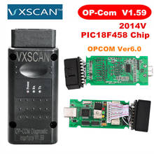 Opcom 2012V Can OBD2 for Opel V1.59 V1.70 op com op-com with Original PIC18F458 chip 2024 - buy cheap