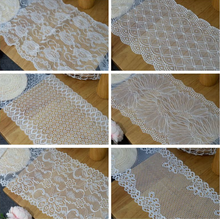 1 Meter/lot Black White Elastic Lace Trim DIY French Hollow Underwear Elastic Lace Fabric For Wedding Dress Bridal Gown Headwear 2024 - buy cheap