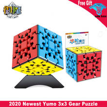 Yumi-quebra-cabeça com 3x3 engrenagens, cubo mágico giratório, brinquedo educacional, jogo profissional, velocidade, 3x3x3 2024 - compre barato