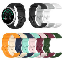 Correa de silicona de 20mm para reloj POLAR Ignite, accesorios para reloj deportivo inteligente, pulsera para Garmin Venu/Vivomove3 2024 - compra barato