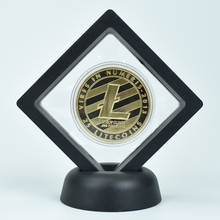 Colección de monedas de Litecoin, moneda conmemorativa de oro y plata, crypto Eth Bit, tablero de Litecoin con estuche de exposición 2024 - compra barato