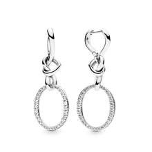 New pandora 100% sterling silver pandora  Earrings 2024 - buy cheap