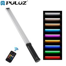 PULUZ-Palo de luz LED con temperatura de Color ajustable, lámpara de relleno de vídeo con Control remoto, RGB, colorida 2024 - compra barato