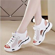 Summer Women Sneakers 2022 New Sports Sandals Fashion Mesh Casual Shoes Women's Thick-Soled Soft-Soled Platform Sandals 2024 - buy cheap