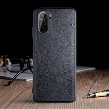 Funda de cuero Litchi de lujo para Xiaomi POCO F3 5G F 3 X3 NFC Pocophone X3 Pro, funda delgada antipolvo para teléfono 2024 - compra barato