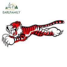 EARLFAMILY 13cm x 5.8cm For Tiger Car Stickers Car Accessorie Decal Anime Waterproof Personality Vinyl Material Decoration 2024 - buy cheap