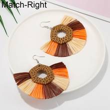 Match-Right Bohemian Ethnic Statement Big Earrings For Women Brincos Big Dangle Drop Earrings Pendant Female Jewelry SP887 2024 - buy cheap