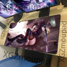 XGZ Grande Mouse Pad Borda de Bloqueio Preto Anime NieR: Autômatos Computador Velocidade da Esteira de Tabela de Borracha Natural Não-slip Coaster Feito Sob Encomenda Do Tapete 2024 - compre barato