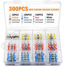 300PCS Assorted Waterproof Insulated Heat Shrink Butt Electrical Wire Connectors Solder Sleeve Splice Terminals Kit AWG10-26 2024 - buy cheap