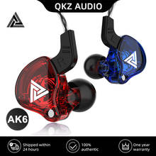 Original QKZ AK6 Wired Earphone 3.5MM AUX Universal Sports HiFi Sound Music Headset In-ear With MIC Portable Earbuds For Xiaomi 2024 - buy cheap