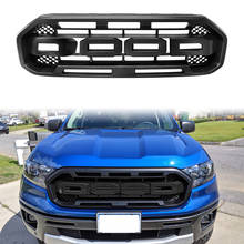For Ranger Raptor Style Front Grill For Ranger MK2 Lariat Limited T8 FX4 XL XLT 2018-2021 Racing Grille Bumper Cover Grills Mesh 2024 - buy cheap